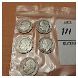 5 Dimes, 2 1946, 1947 1951,1953