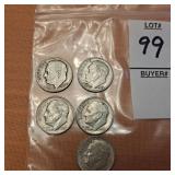 6 Dimes,1946,1957,1953,1965,1956