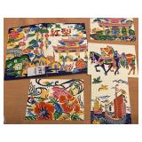 Chinese postcards and stamps