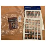Ronald Reagan stamps and magnet