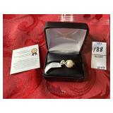 10k? gold freshwater pearl ring from Dazzling
