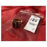 Vintage 10k Gold Cameo Ring Featuring A Carved