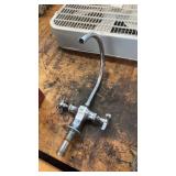 Deck mounted faucet with 12inch swing nozzle and