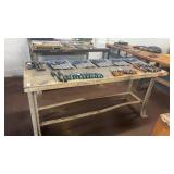 6Ft x 2.5 Ft Metal Work Table