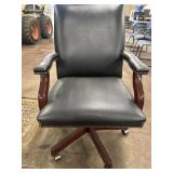 Office Swivel Desk Chair Bonded Leather with