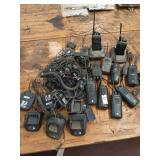 Lot of 11 Kenwood 2 way radios, chargers, mics