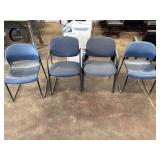 Set of Four Office Guest Chairs