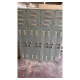 Metal locker storage cabinet 72x60x15inch