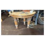 Round Wood Table