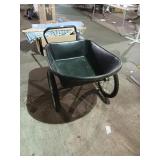 True Temper dual wheel poly tub wheelbarrow