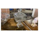Crystal Glass Pedestal Candy Dish