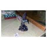 Fenton Hummingbird Carnival Glass Figurine