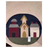 Vintage Longaberger Heart of Dresden Basket Lid