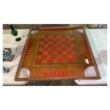 Vintage Wooden Multi-Game Board