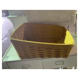 Longaberger 2001 large bin basket with liner