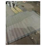 Grey/tan exterior carpet 70'x107'