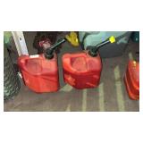 2 2.5 gal Gas Containers