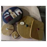 Wooden basket lids
