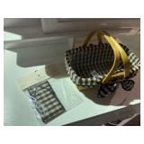 2001 Longaberger Tour Basket with Liner,