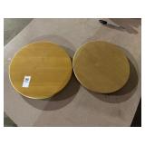 Longaberger 11 inch round shelf/lid