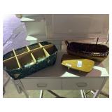 Longaberger 1995 heartland cracker basket with two