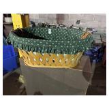 Longaberger laundry basket lattice work