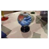 Smithsonian Institution Reverse Painted Glass