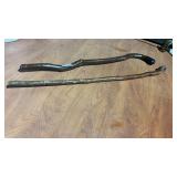 Knurled Wood Walking Sticks/Canes 34 & 32.5 in