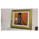 Verrazano Bridge Print by Regn Johannes, original