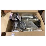 Assortment of Curtain Rod Mounts and misc.