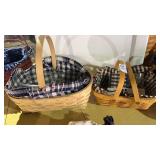 Vintage Longaberger Handlef Baskets