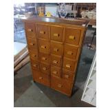 Modern apothecary cabinet 43' tall, 29' wide, 12'