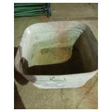 Galvanized wash tub