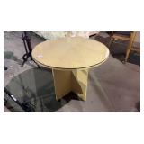 Round Table with Glass Top 36in. Diameter