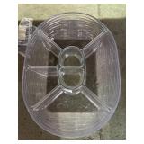Vintage Longaberger Plastic Divided Tray Protector