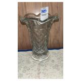 Vintage clear crystal 5.5 inch vase