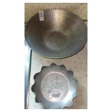 Hand forged hammered aluminum
