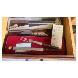 Vernco. serving set and sharp knives