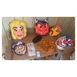 Vintage Plastic Halloween Masks