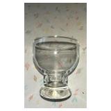 6 Vintage Footed Juice Glasses
