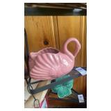 MCM Pink Ceramic Swan Planter