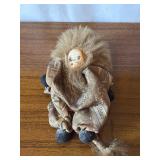 Vintage Porcelain Faced Lion Doll