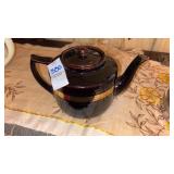 Black and Gold Teapot