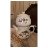 Drip O Lator Floral Teapot