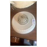 Vintage atomic-style flush mount ceiling light