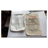 Diamond Mills and Watkins Brand Feed Sacks