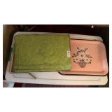 MCM Pink Flower Tray and Placemats