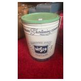 Vintage 50-pound Misco Shortening tin
