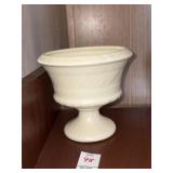 Vintage Haeger Cream Compote Vase