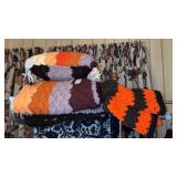 Crochet Afghan, Pillow and Lap Quilt